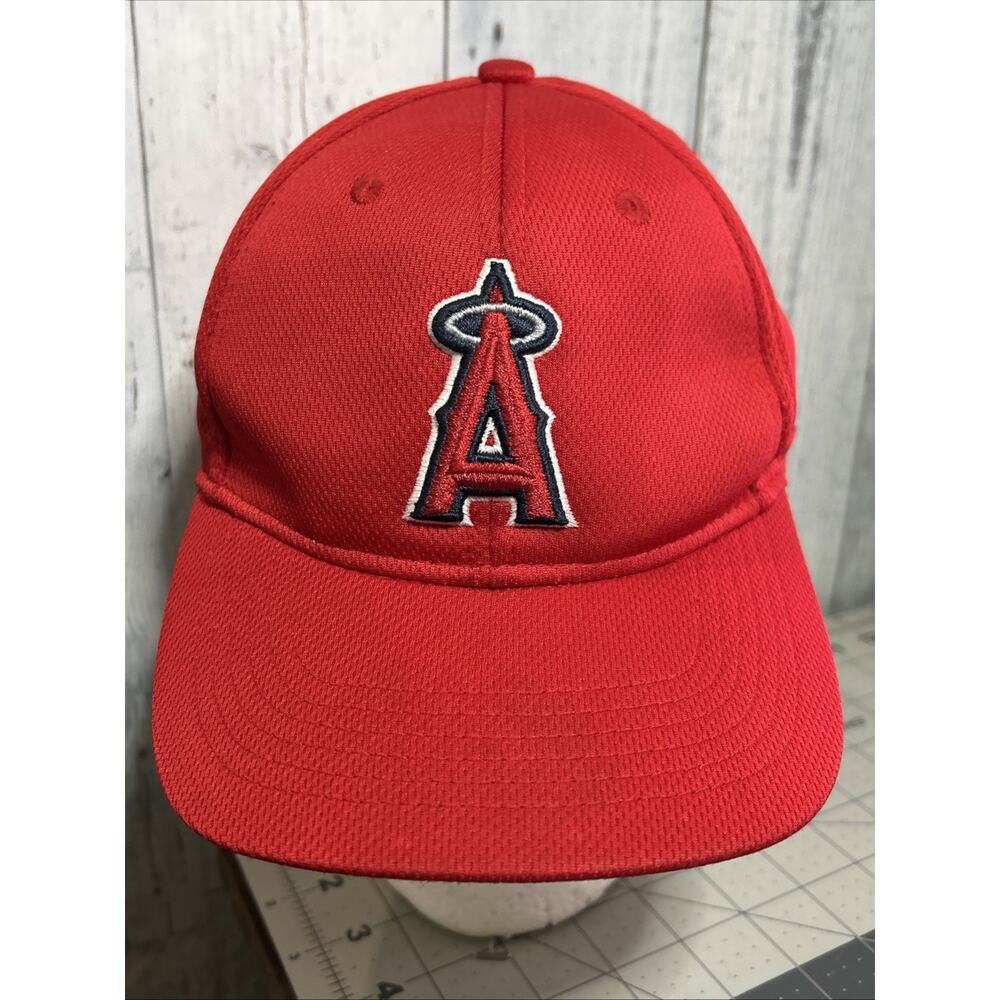LA Angels Team MLB Hat Cap OC Sports YOUTH SMALL Adjustable Red
